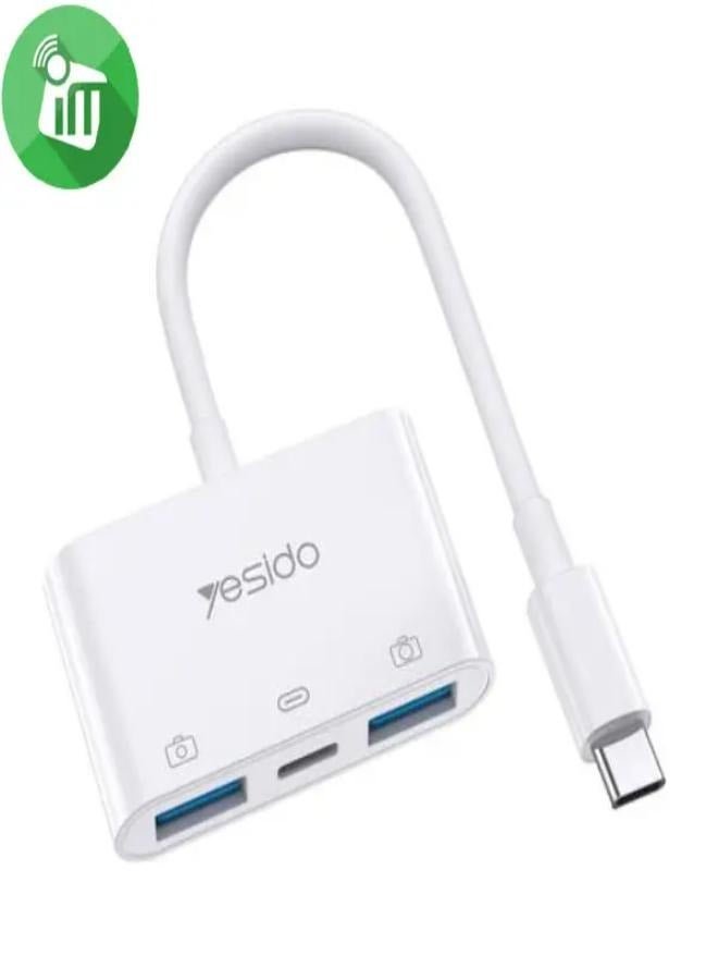 Yesido GS17 USB-C 3 in 1 OTG Adapter