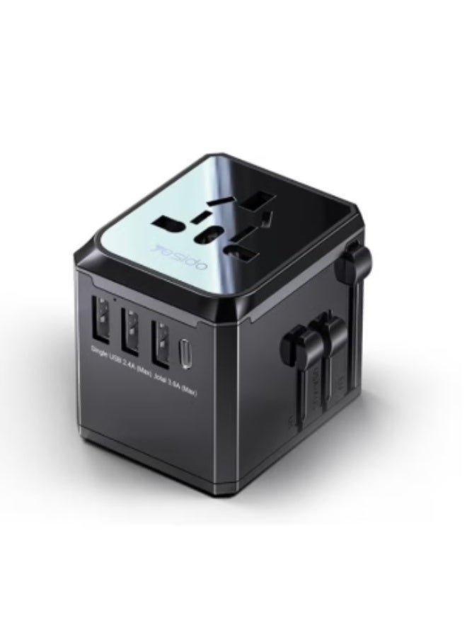 محول قابس شاحن محمول MC10 بتصميم جديد 4 في 1
