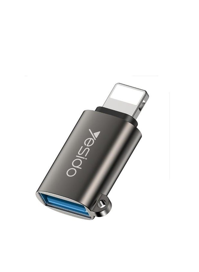 محول قارئ من سبائك الألومنيوم الأصلي لايتنينج إلى USB OTG