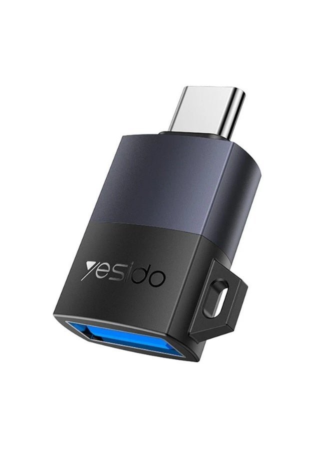 Yesido GS31 OTG Adapter USB 3.0 to Type-C 18W Fast Charging Aluminum Alloy Converter