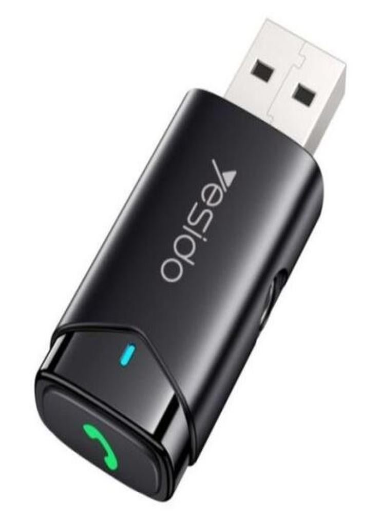 YAU40 BT5.0 Stable Transmission Double Blind USB Port Support TF Card Playback USB BT Transmitter
