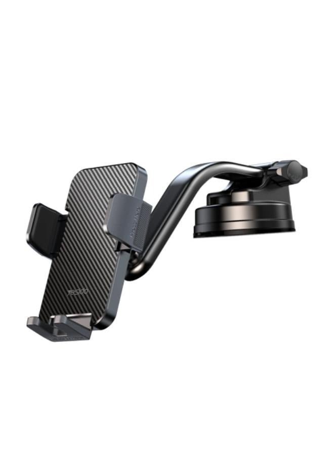 Yesido C172 Suction Cup Type Bending Arm Car Phone Holder (Black)