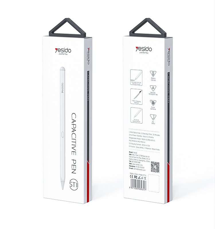ST11 IPad Active Stylus Pen | Aluminum iPad Productivity Touch Capacitive Pen لـ Ipad