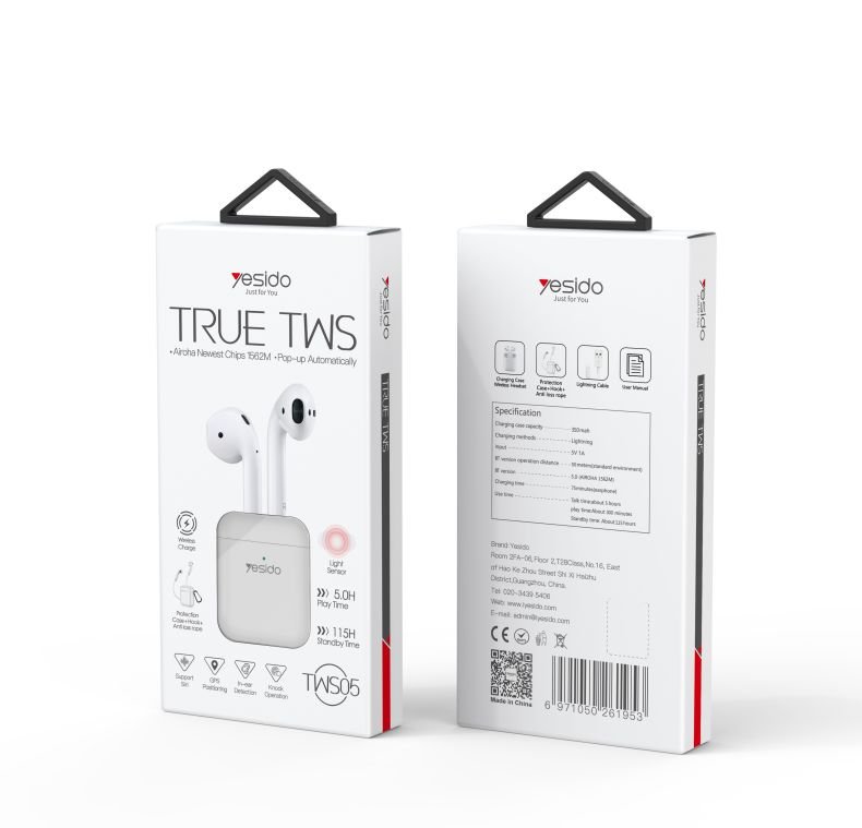 TWS05 Mini Sound Earbuds لاسلكي بلوتوث TWS سماعة بلوتوث
