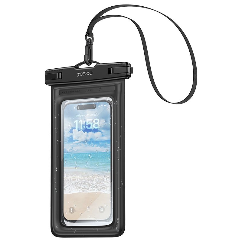WB50 Buikt-in Airbag Large Capacity High Sealing Sensitive Touch Scree TPU Floating مقاوم للماء Bag