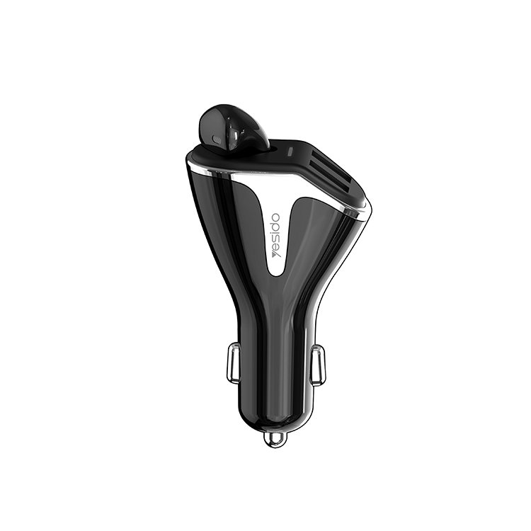 Y37 High Quality QC 3.0 شحن سريع شاحن سيارة مع A سماعة بلوتوث