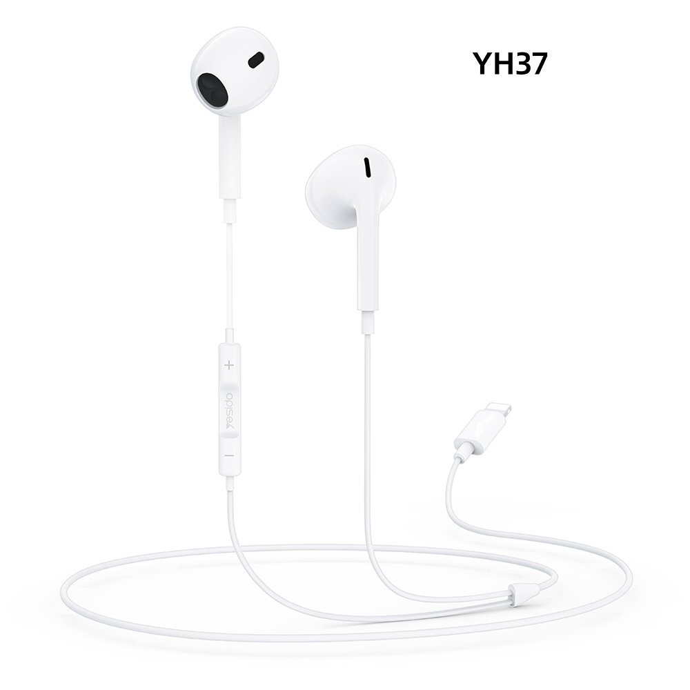 YH37 Original 3.5mm In Ear سماعة | 3D Stereo Sound Strong Bass جوال سلكي Earbuds