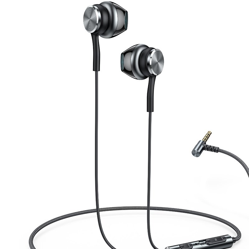 YH40 Stereoscopic Surround Sound مع 3.5MM ذهبي-plated Interface شفاف داخل الأذن سلكي سماعة رأس
