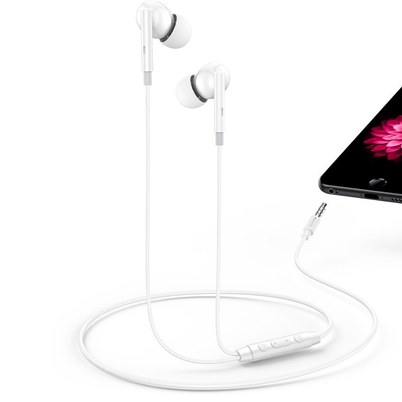 YH46 High-definition MIC Zero-latency مع Remote Control 3.5mm Interface Wire داخل الأذن سماعة
