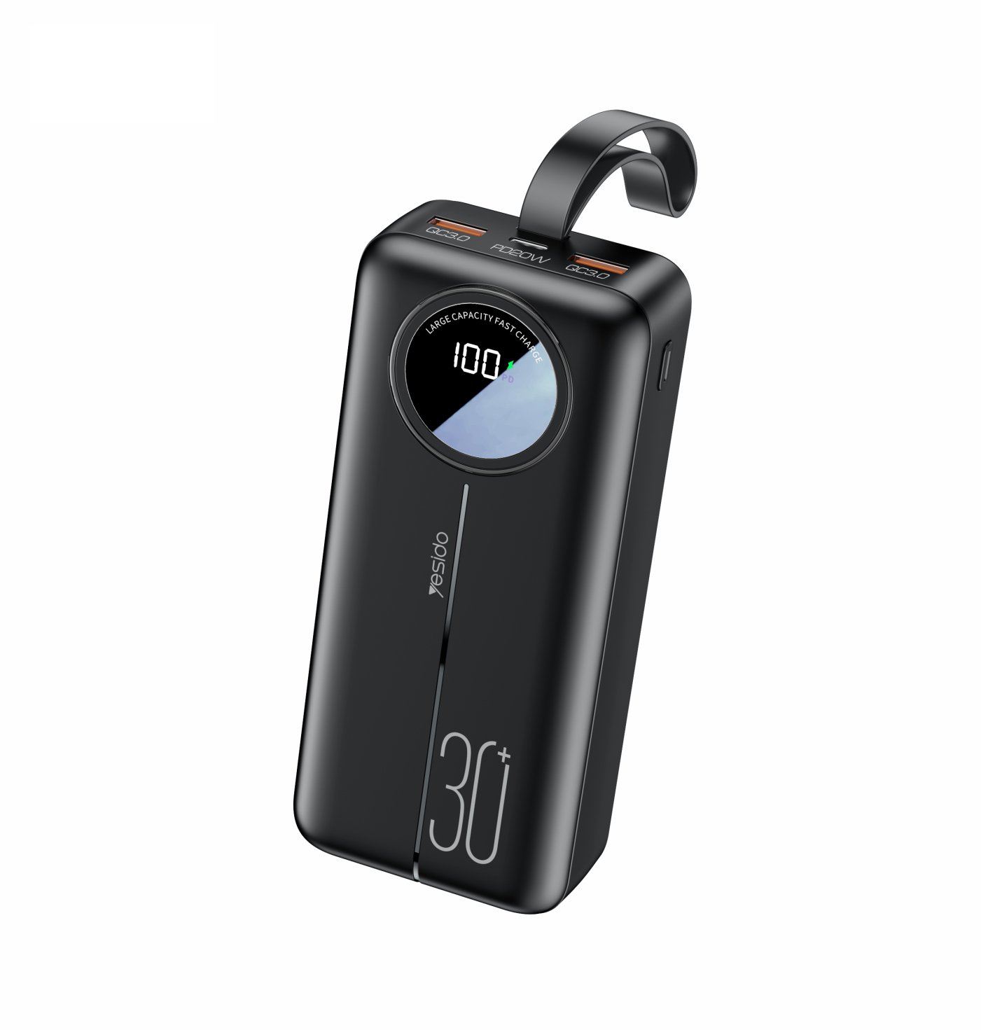 YP42 LCD Digital Display باور بانك محمول شاحن 22.5W 30000mAh شحن سريع باور بانك