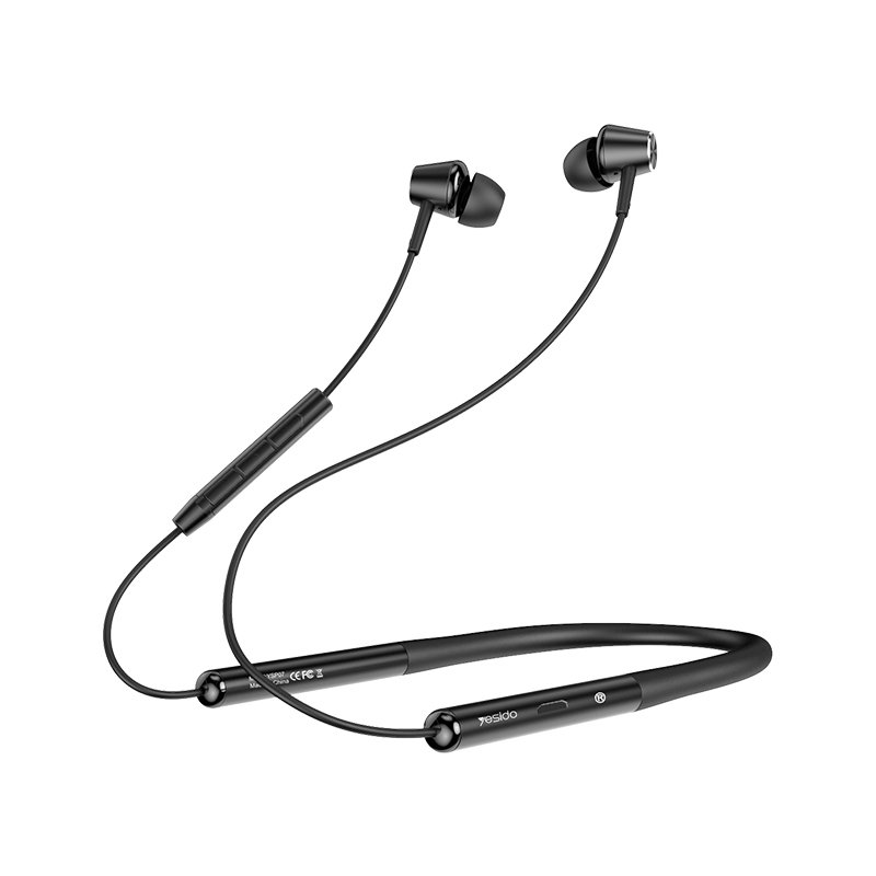 YSP07 Active إلغاء الضوضاء لاسلكي مغناطيسي سماعة رأس 5.0 Stereo Sport سماعة