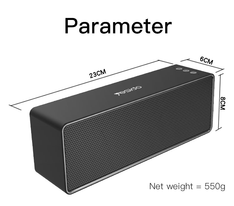 YSW07 Profenssional Sound Equipment لاسلكي Bass محمول سماعة خارجية مع TF SD U-disk Using